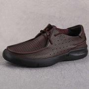 Men Hollow Breathable Shoes Business Casual