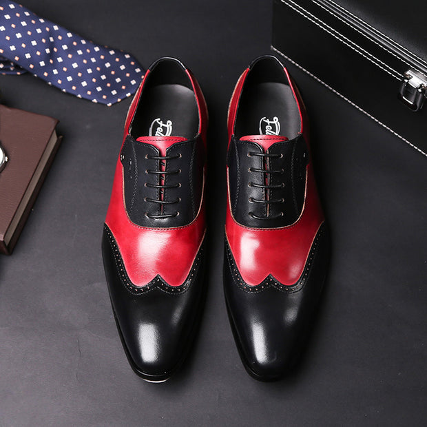 Genuine Leather Formal Business Leather Shoes Men